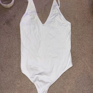 White One Piece Bodysuit